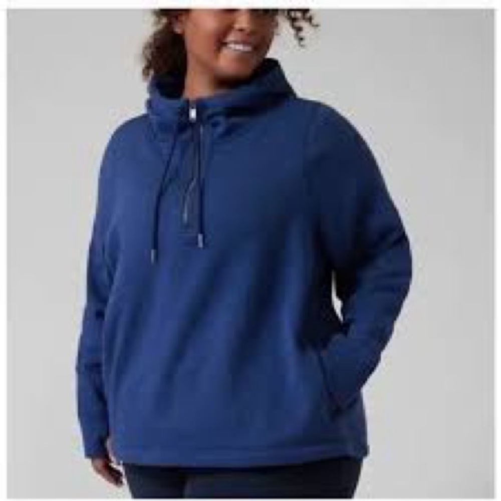 Athleta Quarter Zip Hoodie, size Large